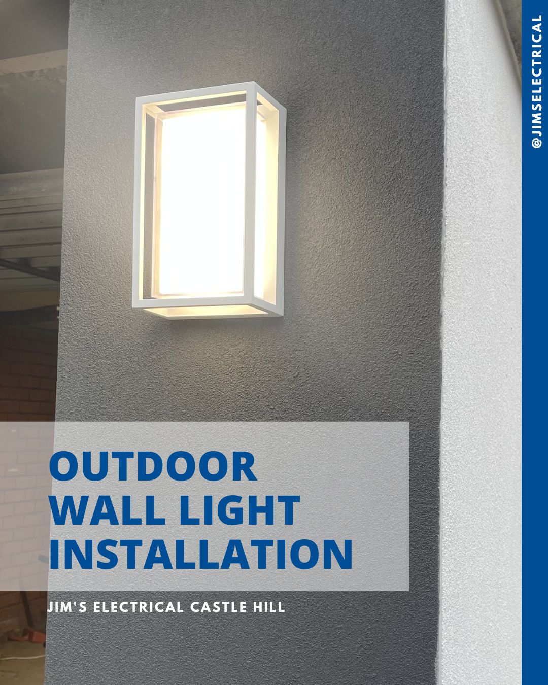 Outdoor Wall Light Installation